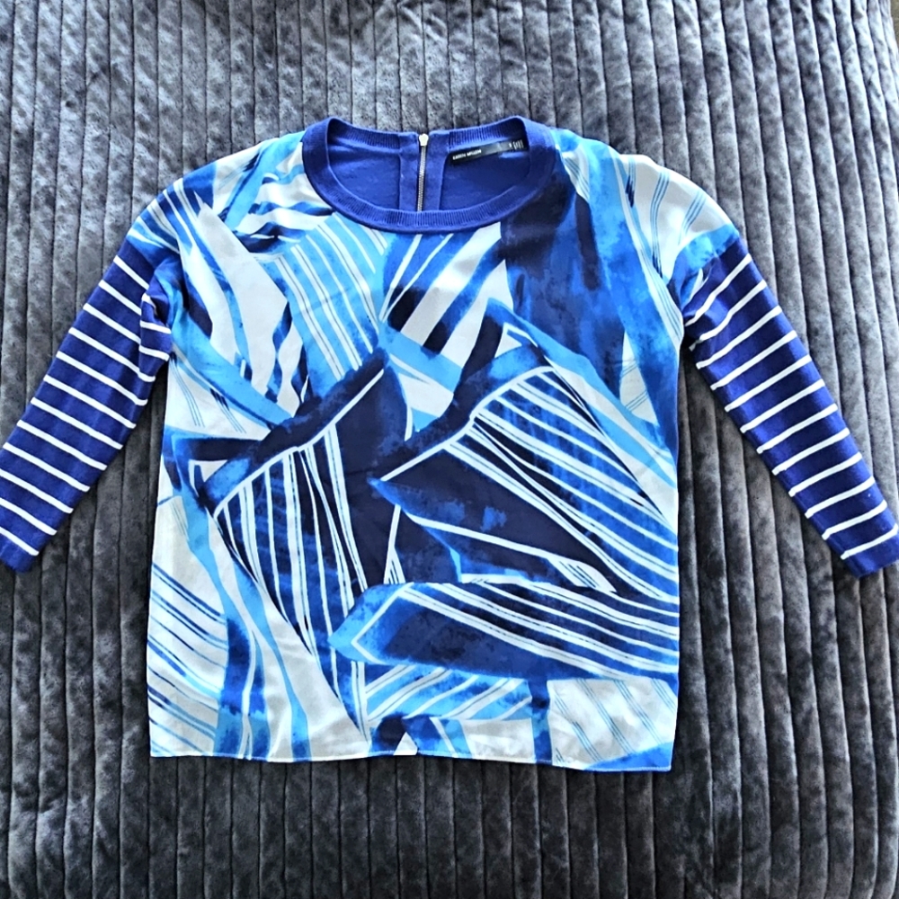 Karen Millen Geometric Top, Size Small